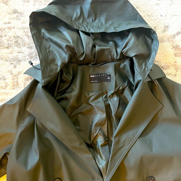 ASOS Hooded Trenchcoat - Picture 2 of 8